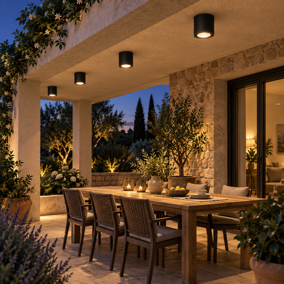 Spot extérieur PurFocus pour terrasse