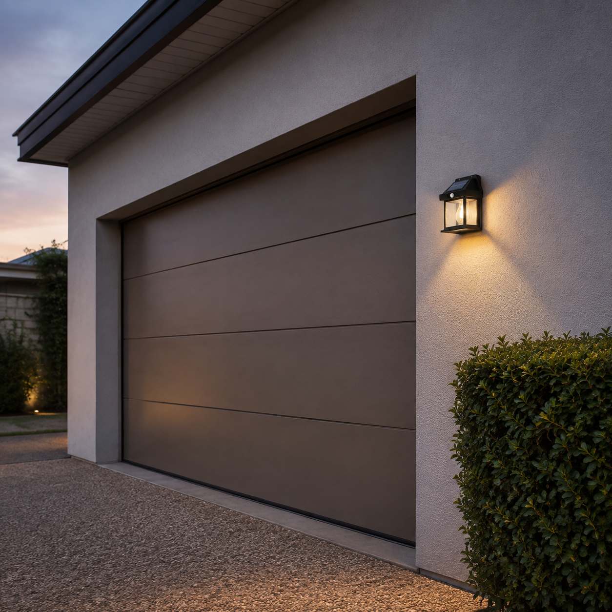 applique murale solaire PurAccueil pour garage