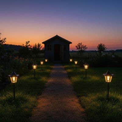 Lampes exterieur solaire - Vintage - Pur Jardin