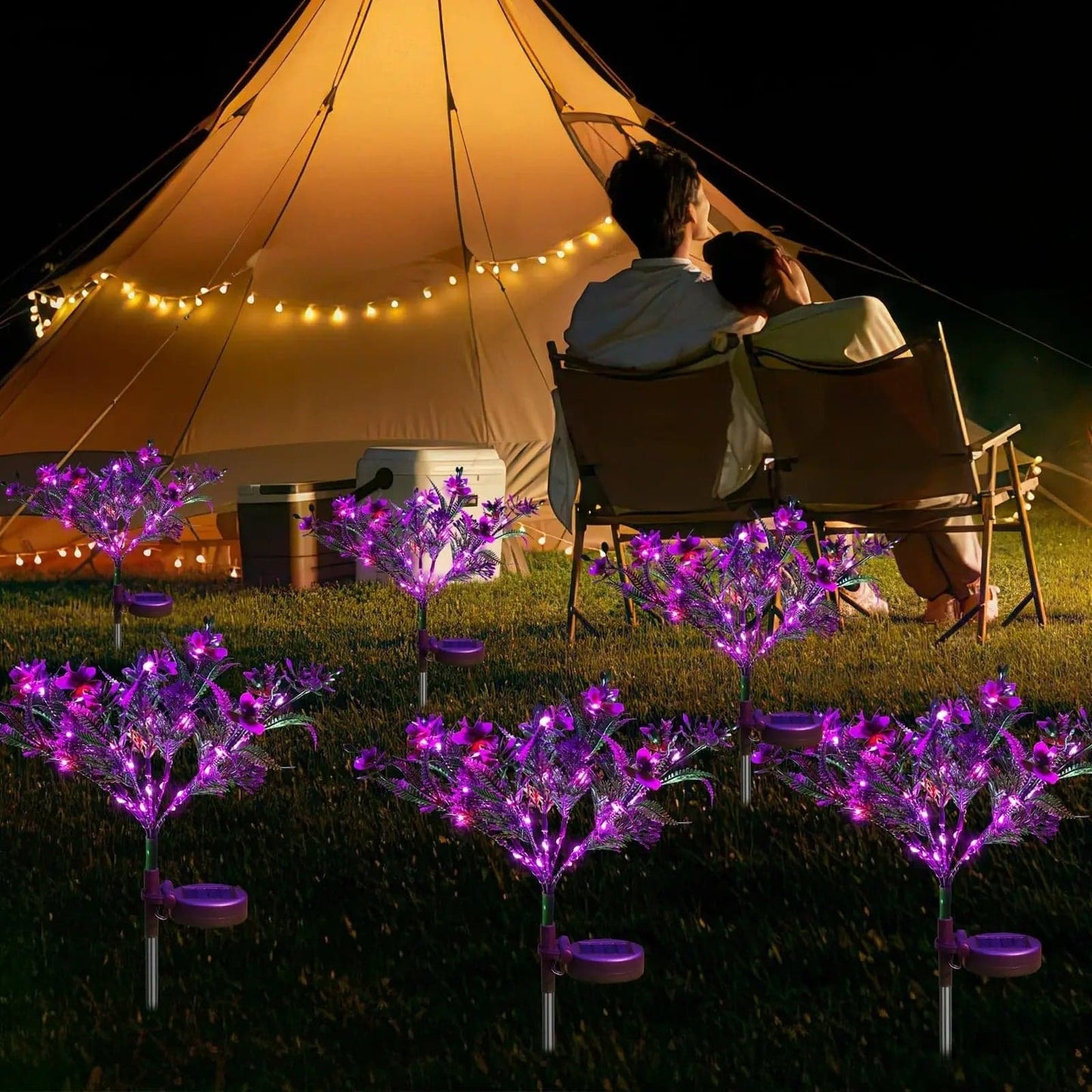 Lampes jardins solaires - Orchidee - Pur Jardin