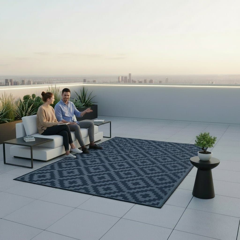 Tapis exterieur terrasse - Carré - Pur Jardin
