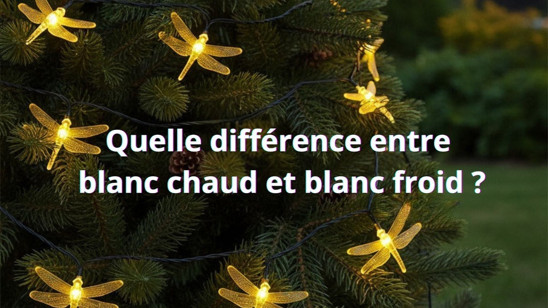 Quelle différence entre blanc chaud et blanc froid ?