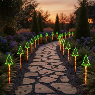 Deco-maison-pour-noel-Sapin-allee-de-jardin