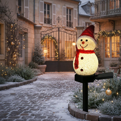 Decoration-noel-maison-Bonhomme-de-neige-cour