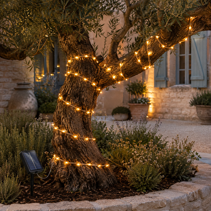 Guirlande extérieur solaire PurCorde pour arbre