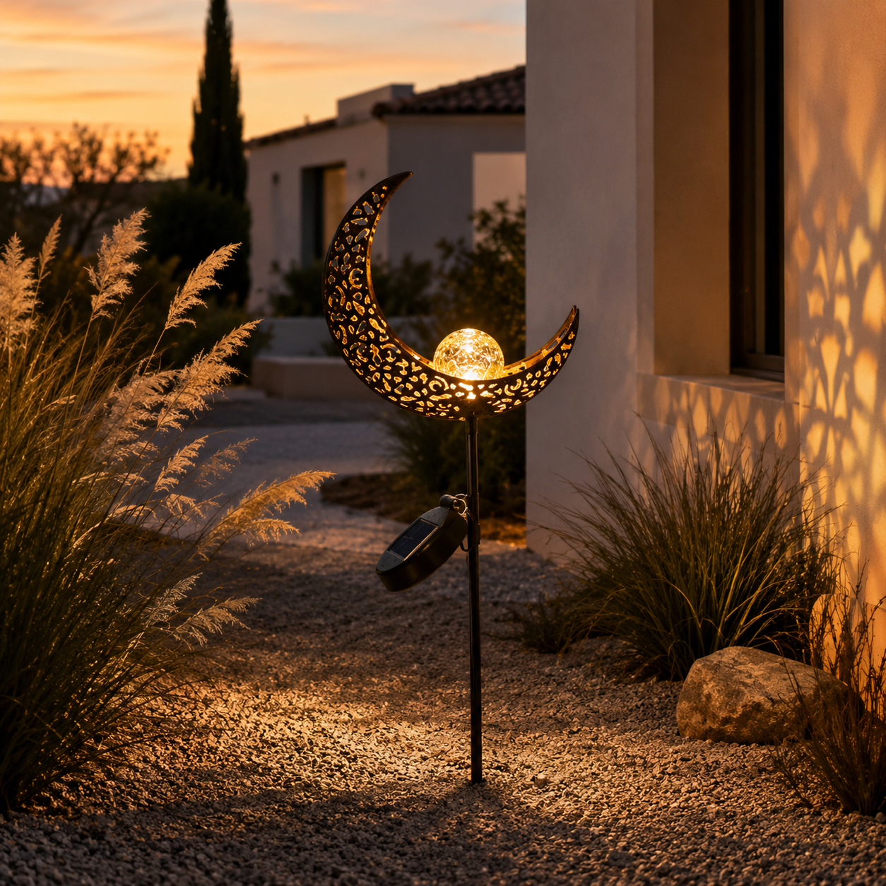 Lampe de jardin solaire PurLune pour entrée