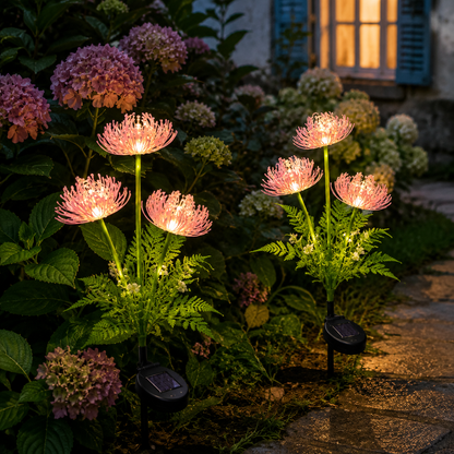 Lampes jardins solaires PurFloraison pour massif