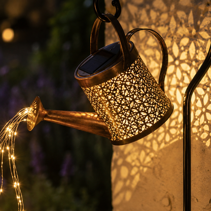Lampe solaire jardin PurRosée ombre