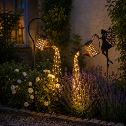 Lampe solaire jardin PurRosée pour allée