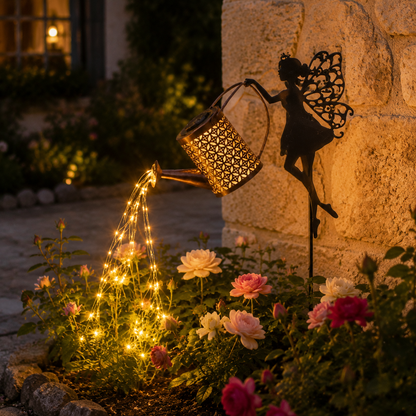 Lampe solaire jardin PurRosée pour massif