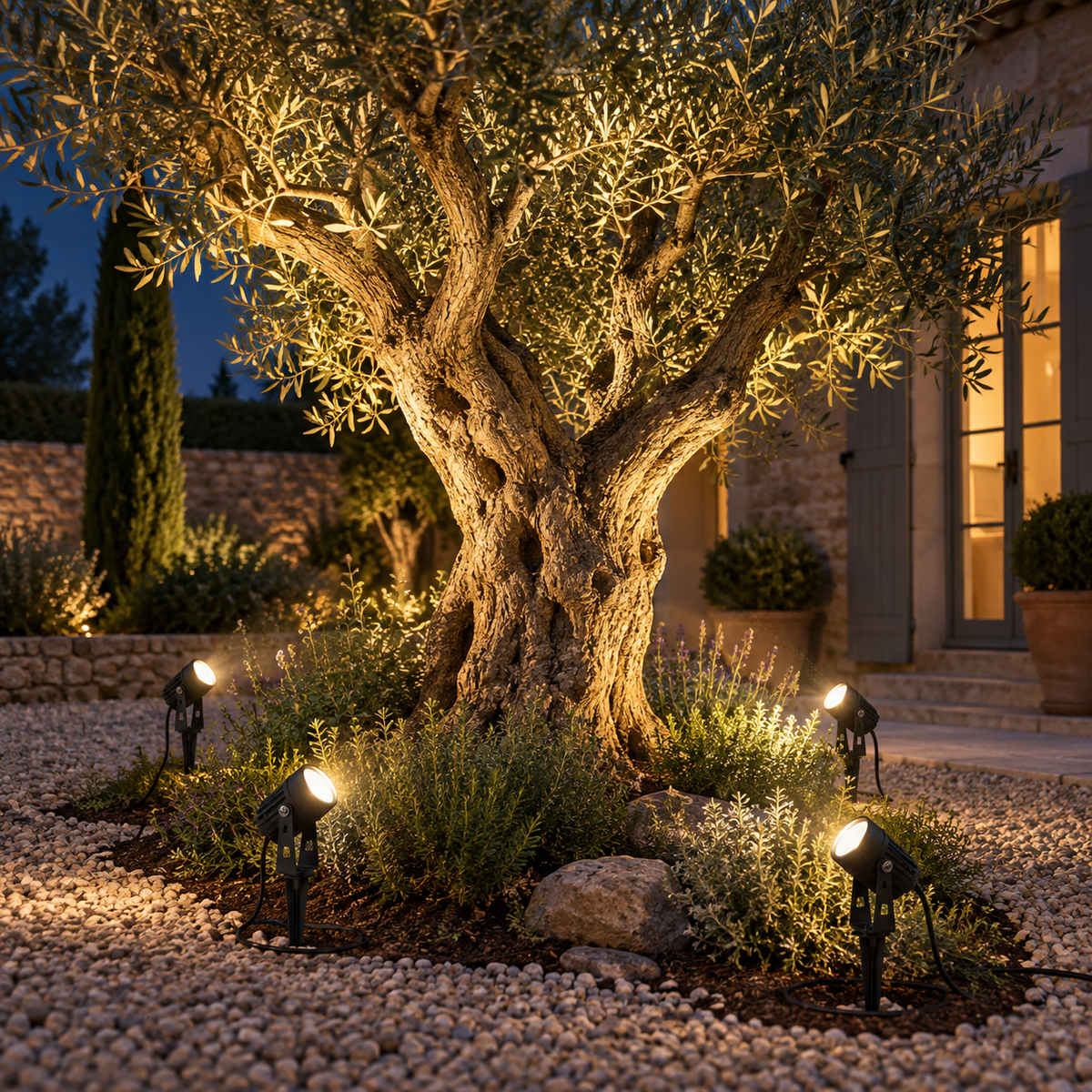Spot led exterieur PurScène por arbre