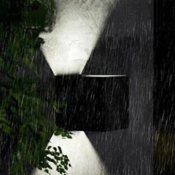 Applique murale noire - Cube - Pur Jardin
