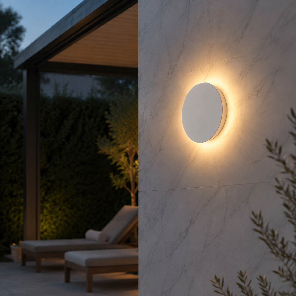 applique extérieure PurÉclipse pour terrasse