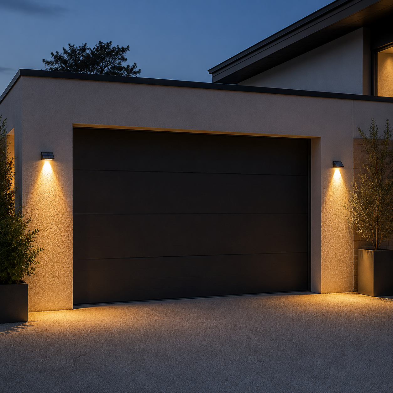applique exterieur solaire PurAngle pour garage