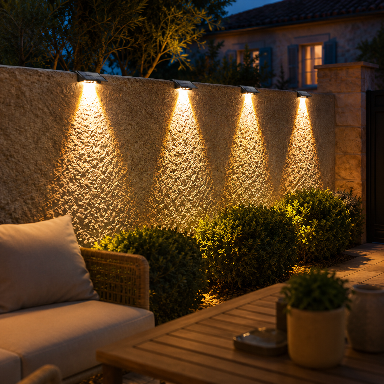 applique exterieur solaire PurAngle pour terrasse