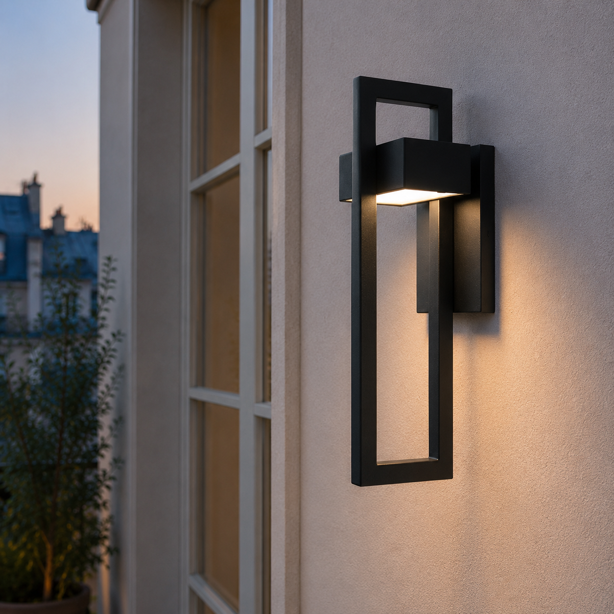 applique murale exterieur PurAxe de soir