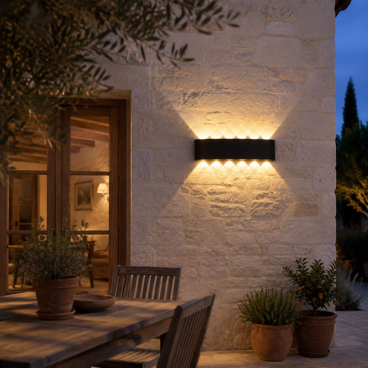 applique murale exterieur etanche PurSablier pour terrasse