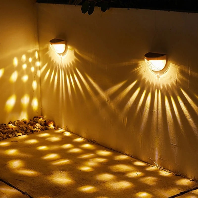 appliques-extérieures-solaires-blanches-soleil