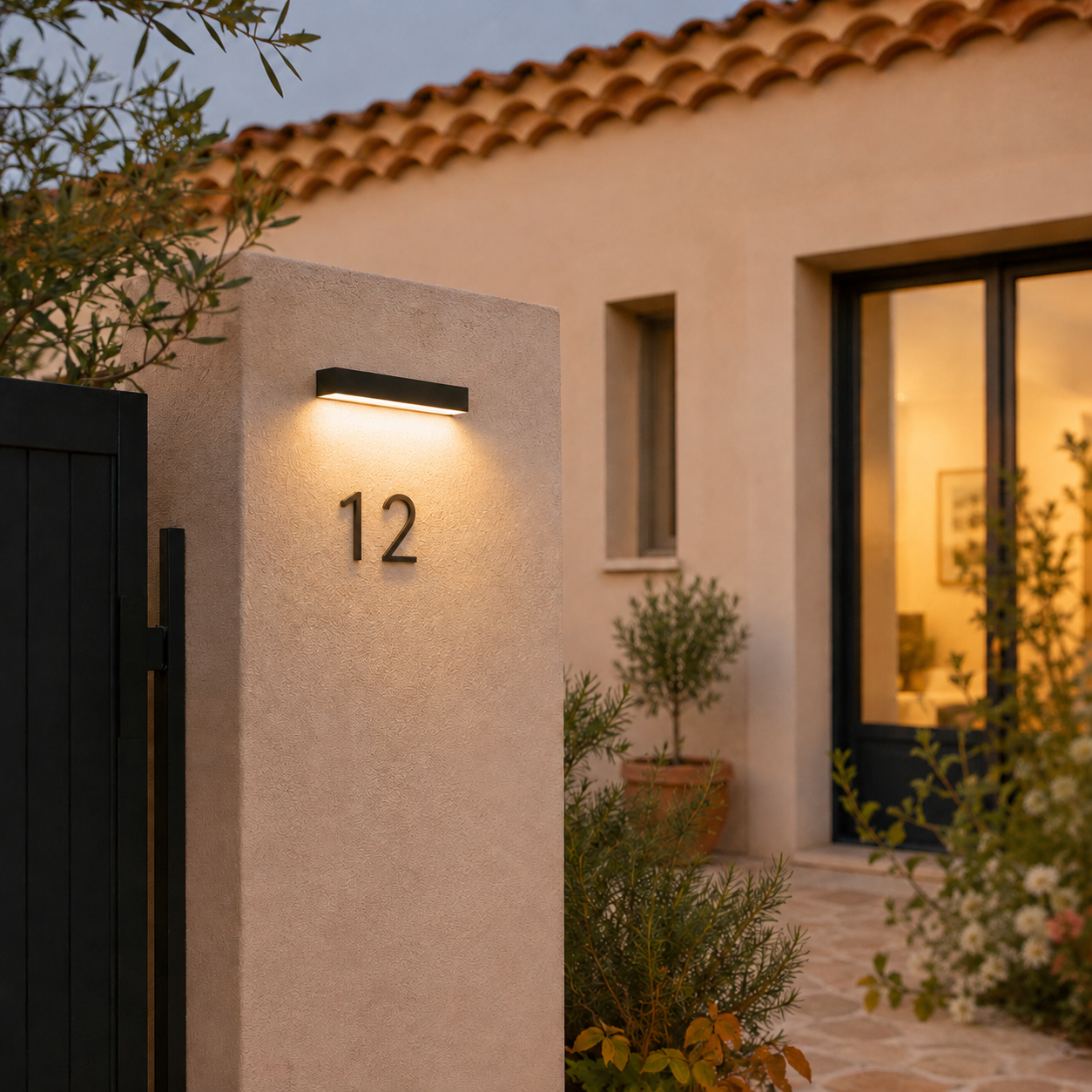applique solaire exterieur PurRepere pour terrasse
