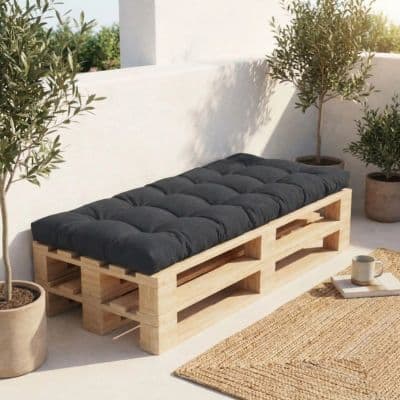 coussin palette - capitonné - Pur Jardin