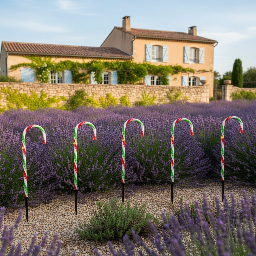 Deco noel maison - Canne - Pur Jardin