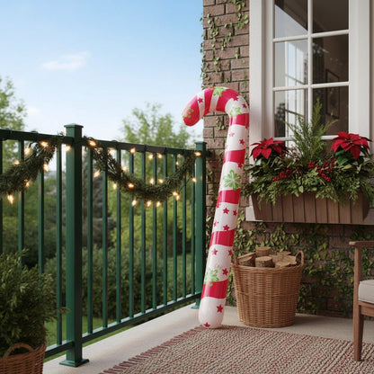 Deco noel maison - Canne de bonbon - Pur Jardin