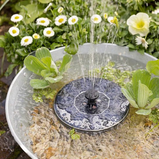 Fontaine de jardin - solaire - Pur Jardin