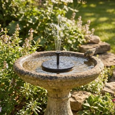 Fontaine de jardin - solaire - Pur Jardin