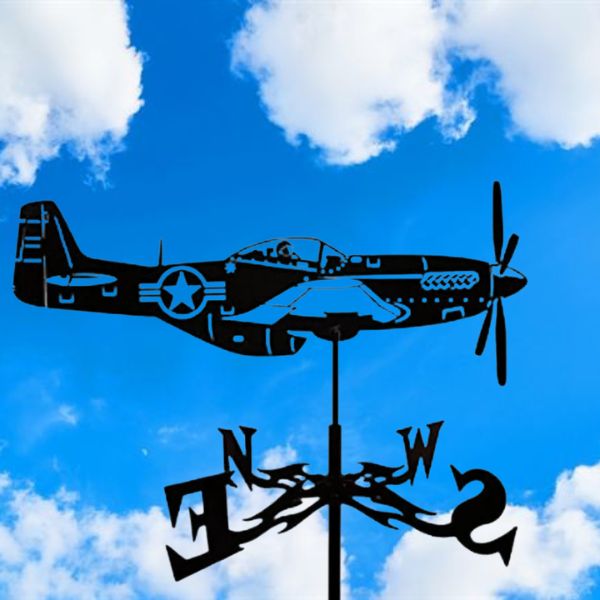 Girouette de toit - Avion - Pur Jardin