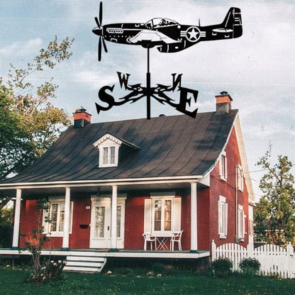 girouette-de-toit-pour-jardin-avion