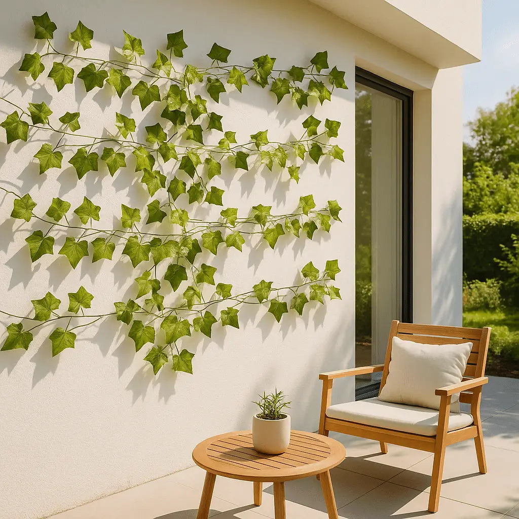 Guirlande lumineuse solaire extérieur - lierre - Pur Jardin