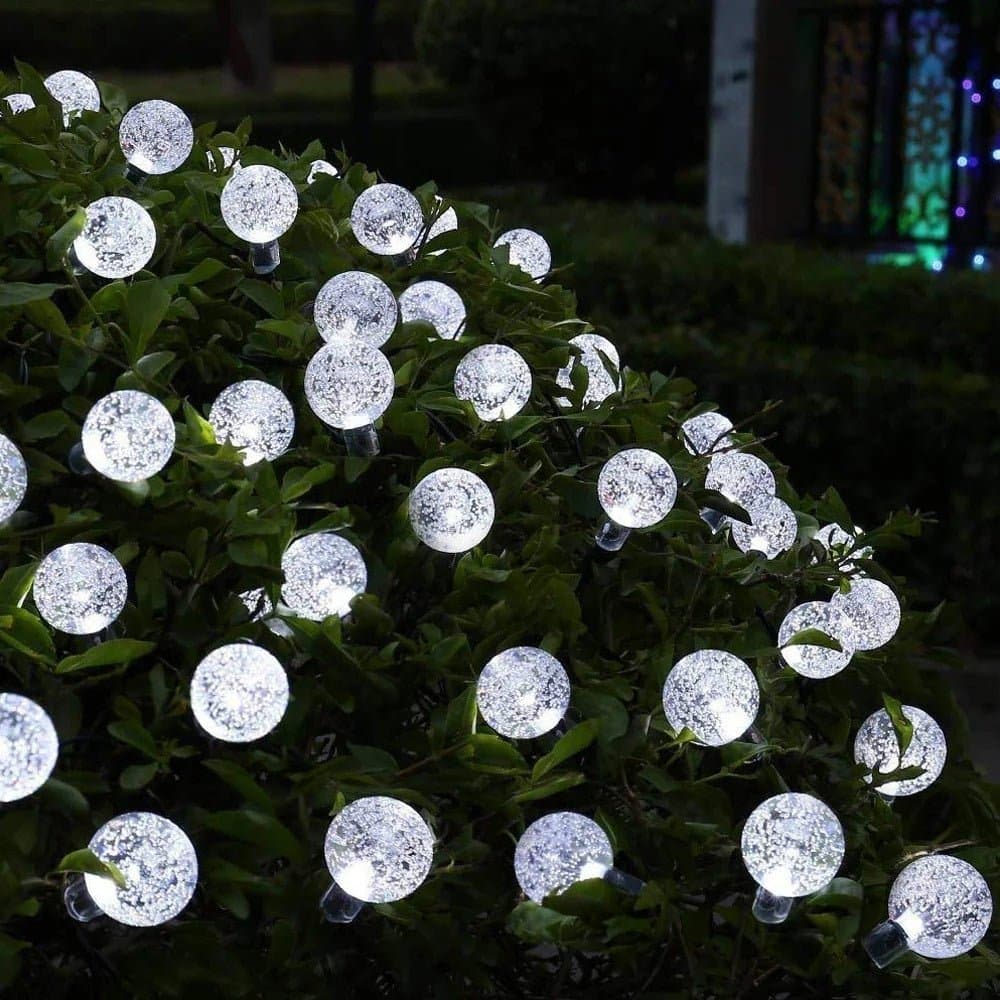 Guirlande solaire exterieur - Boule - Pur Jardin