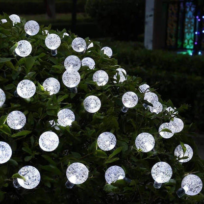 Guirlande solaire exterieur - Boule - Pur Jardin
