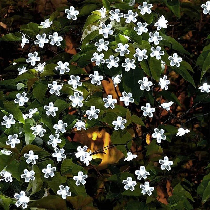 Guirlande solaire extérieur - Fleurs - Pur Jardin