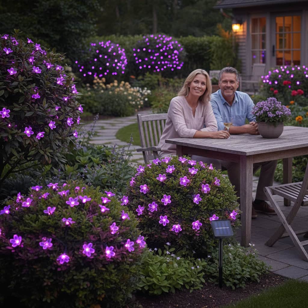 guirlande-solaire-exterieur-fleurs-eclairage-violet