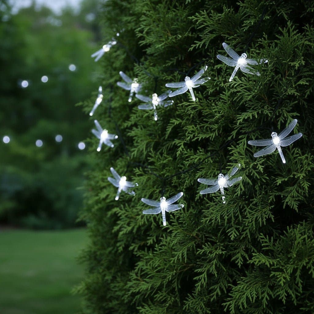 Guirlande solaire exterieur - Libellule - Pur Jardin