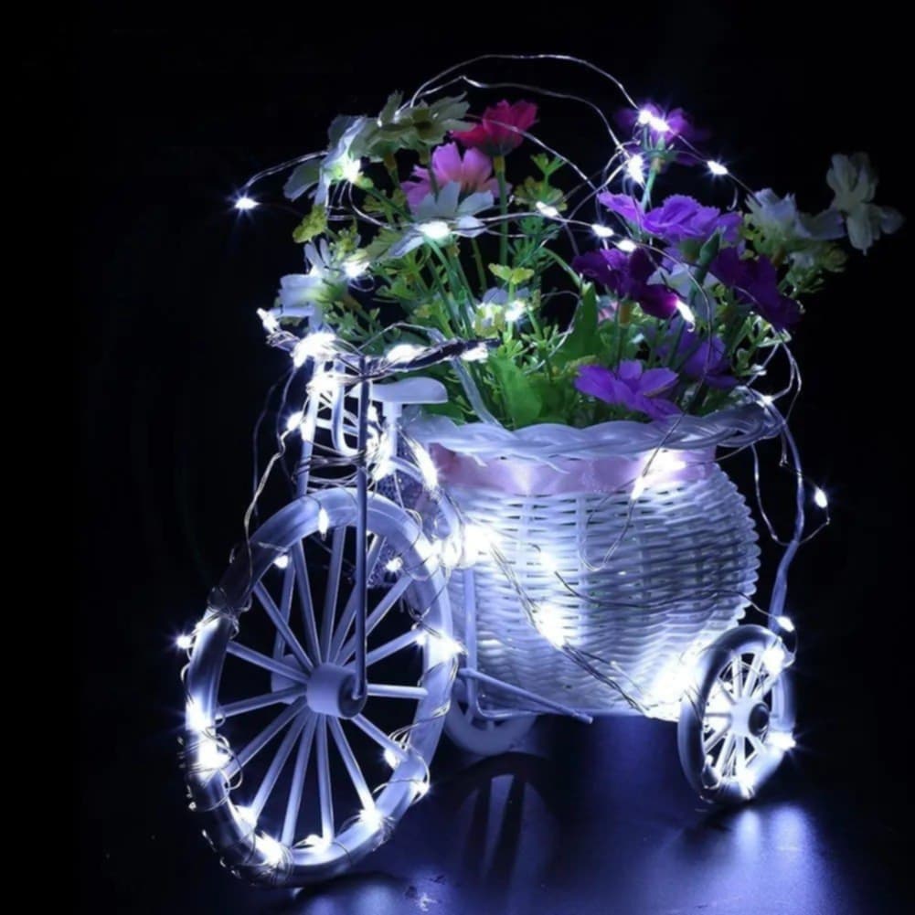 Guirlande solaire extérieur - Mini leds - Pur Jardin