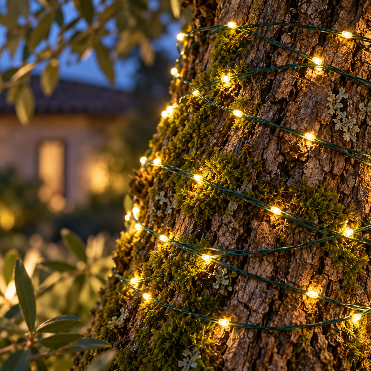 guirlande exterieur lumineuse PurEnlacement pour arbre