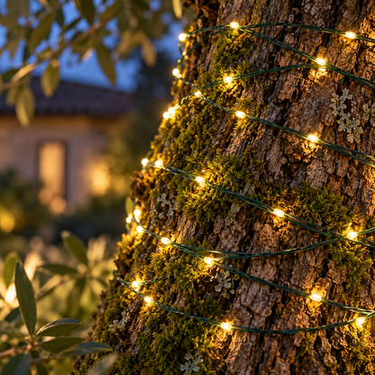 guirlande exterieur lumineuse PurEnlacement pour arbre