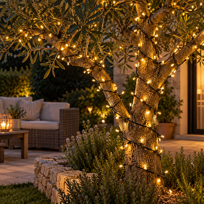 guirlande lumineuse extérieur PurScintille pour jardin