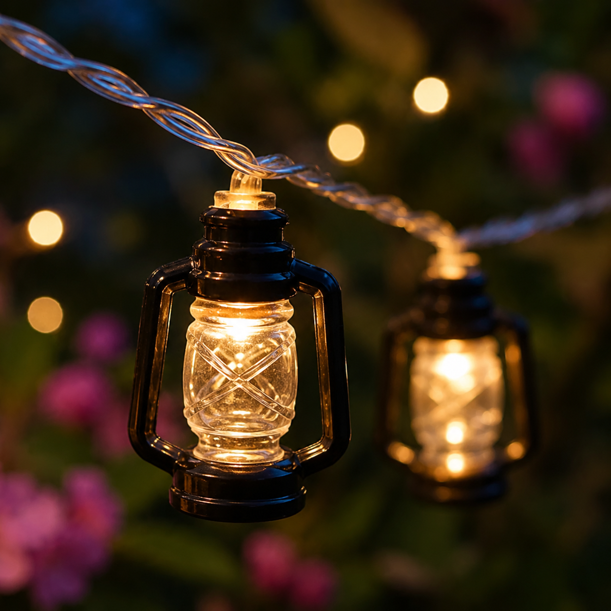 guirlande lumineuse extérieur solaire PurLanterne de soir