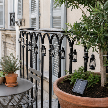 guirlande lumineuse extérieur solaire PurLanterne pour balcon