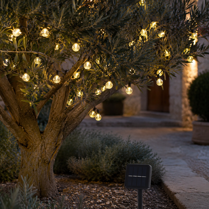 guirlande solaire exterieur PurBulle pour arbre
