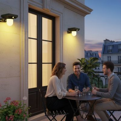Lampe pour jardin solaire - 2 en 1 - Pur Jardin