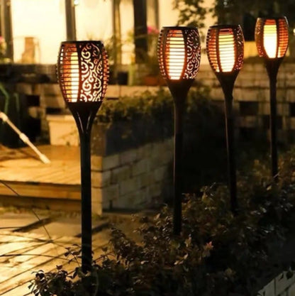 lampe-solaire-extérieur-bonne-qualite-flamme