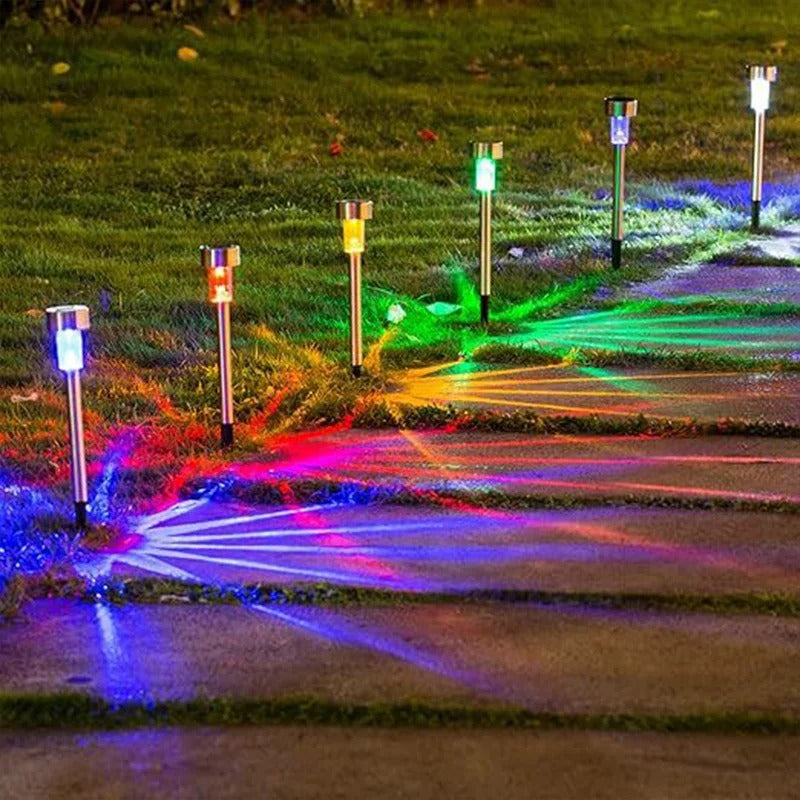 lampe-solaire-extérieur-multicolore-étoile
