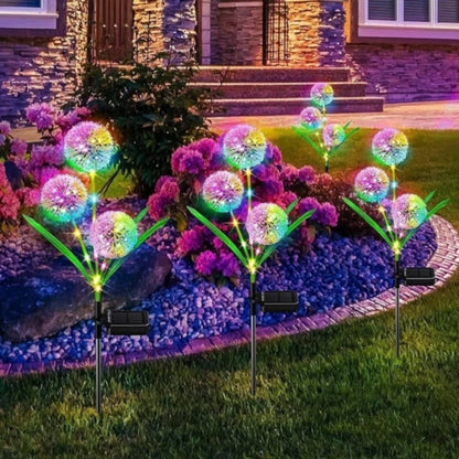 lampe-solaire-extérieur-multicolore-pissenlit