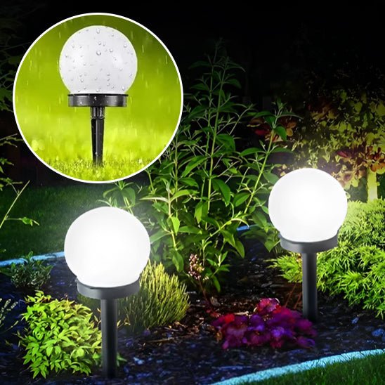 Lampe solaire exterieur - Boule - Pur Jardin