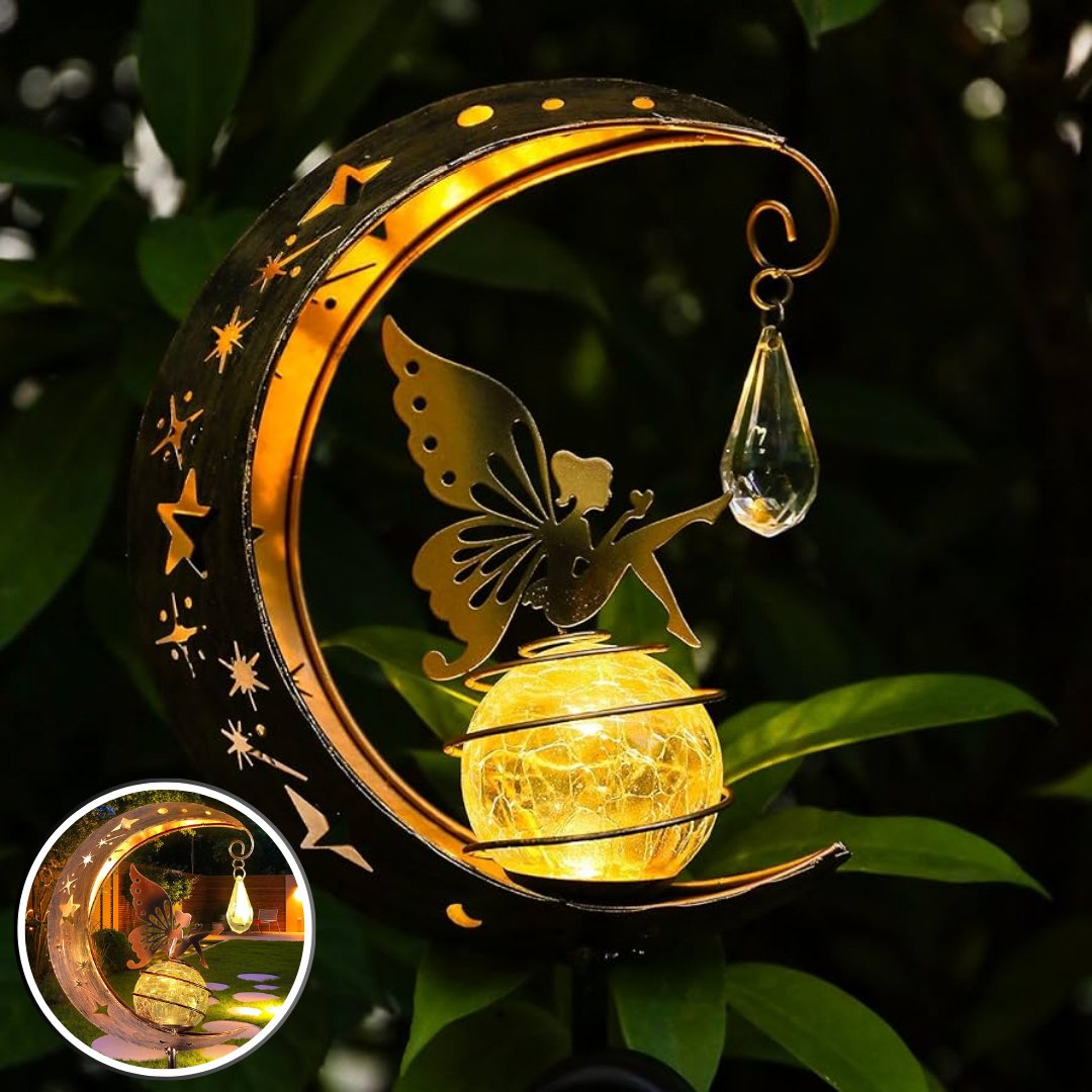 Lampe solaire extérieur - Lune - Pur Jardin