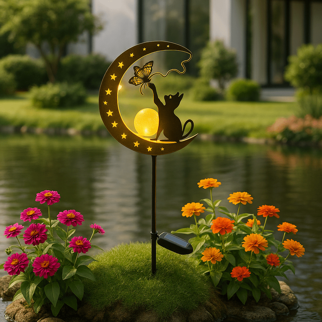 Lampe solaire extérieur - Lune - Pur Jardin